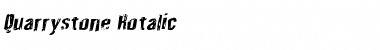 Download Quarrystone Rotalic Italic Font