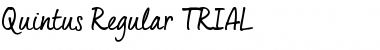 Download Quintus_TRIAL Regular Font