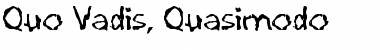 Download Quo Vadis Quasimodo Regular Font