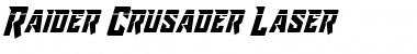 Download Raider Crusader Laser Regular Font