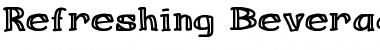 Download Refreshing Beverage Font