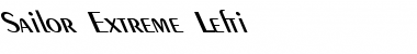 Download Sailor Extreme Lefti Regular Font