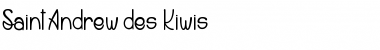 Download Saint Andrew des Kiwis Regular Font