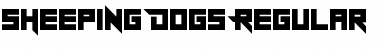 Download Sheeping Dogs Regular Font