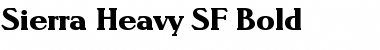 Download Sierra Heavy SF Bold Font