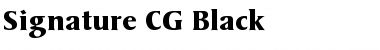 Download Signature CG Black Regular Font