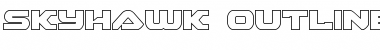 Download Skyhawk Outline Regular Font