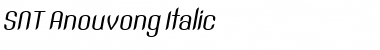 Download SNT Anouvong Italic Font
