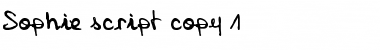 Download sophie Regular Font
