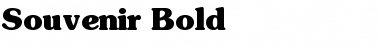 Download Souvenir_Bold Regular Font