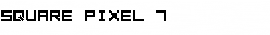 Download Square Pixel7 Regular Font