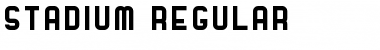 Download Stadium Regular Font