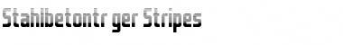 Download Stahlbeton Stahlbetontrʧer-Stripes Font