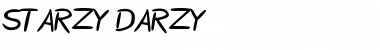 Download Starzy Darzy Regular Font