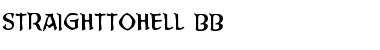 Download StraightToHell BB Regular Font