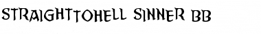 Download StraightToHell Sinner BB Regular Font