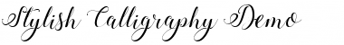 Download Stylish Calligraphy Demo Regular Font