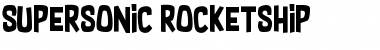 Download Supersonic Rocketship Regular Font