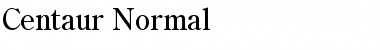 Download Centaur Normal Font