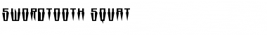 Download Swordtooth Squat Regular Font