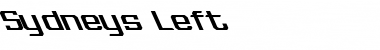 Download Sydneys Left Font