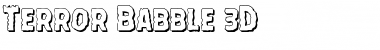 Download Terror Babble 3D Regular Font