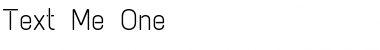 Download Text Me One Font Download Text Me One Font
