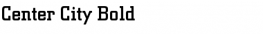 Download Center City Bold Font