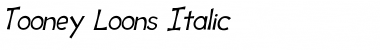 Download Tooney Loons Italic Font