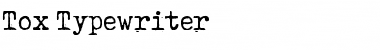 Download Tox Typewriter Regular Font