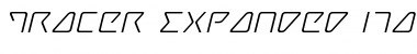 Download Tracer Expanded Italic Expanded Italic Font