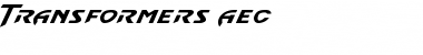 Download Transformers AEC Font