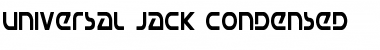 Download Universal Jack Condensed Condensed Font