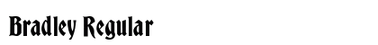 Bradley Regular Font Bradley Regular Font Preview