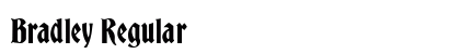 Bradley Regular Font Bradley Regular Font Preview