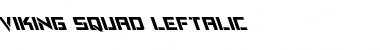 Download Viking Squad Leftalic Font