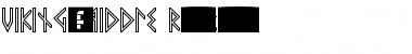 Download VIKING, MIDDLE Runes Font