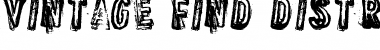 Download VINTAGE FIND DISTRESSED Font