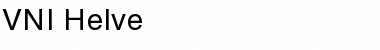 Download VNI Helve Font