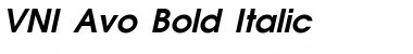 Download VNI-Avo Bold-Italic Font