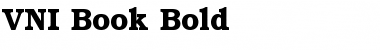 Download VNI-Book Bold Font