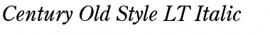 Download CenturyOldStyle LT Italic Font