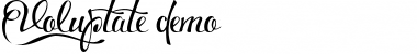 Download Voluptate_demo Font