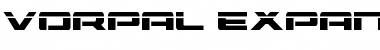 Download Vorpal Expanded Font