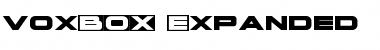 Download voxBOX Expanded Font