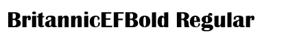 BritannicEFBold Regular preview