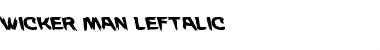 Download Wicker Man Leftalic Font