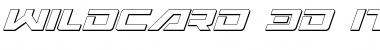 Download Wildcard 3D Italic Font