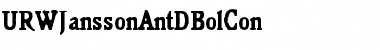 Download URWJanssonAntDBolCon Regular Font