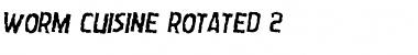 Download Worm Cuisine Rotated 2 Font